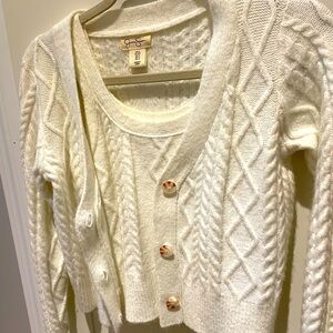 Soft Matching Sweater Set, Size Small